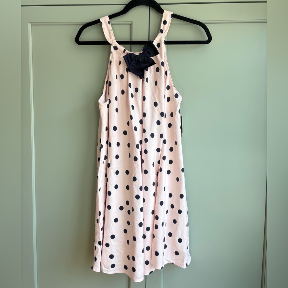 NWT Kate Spade Polka Dot Nightgown Sleep Dress - Pink and Black